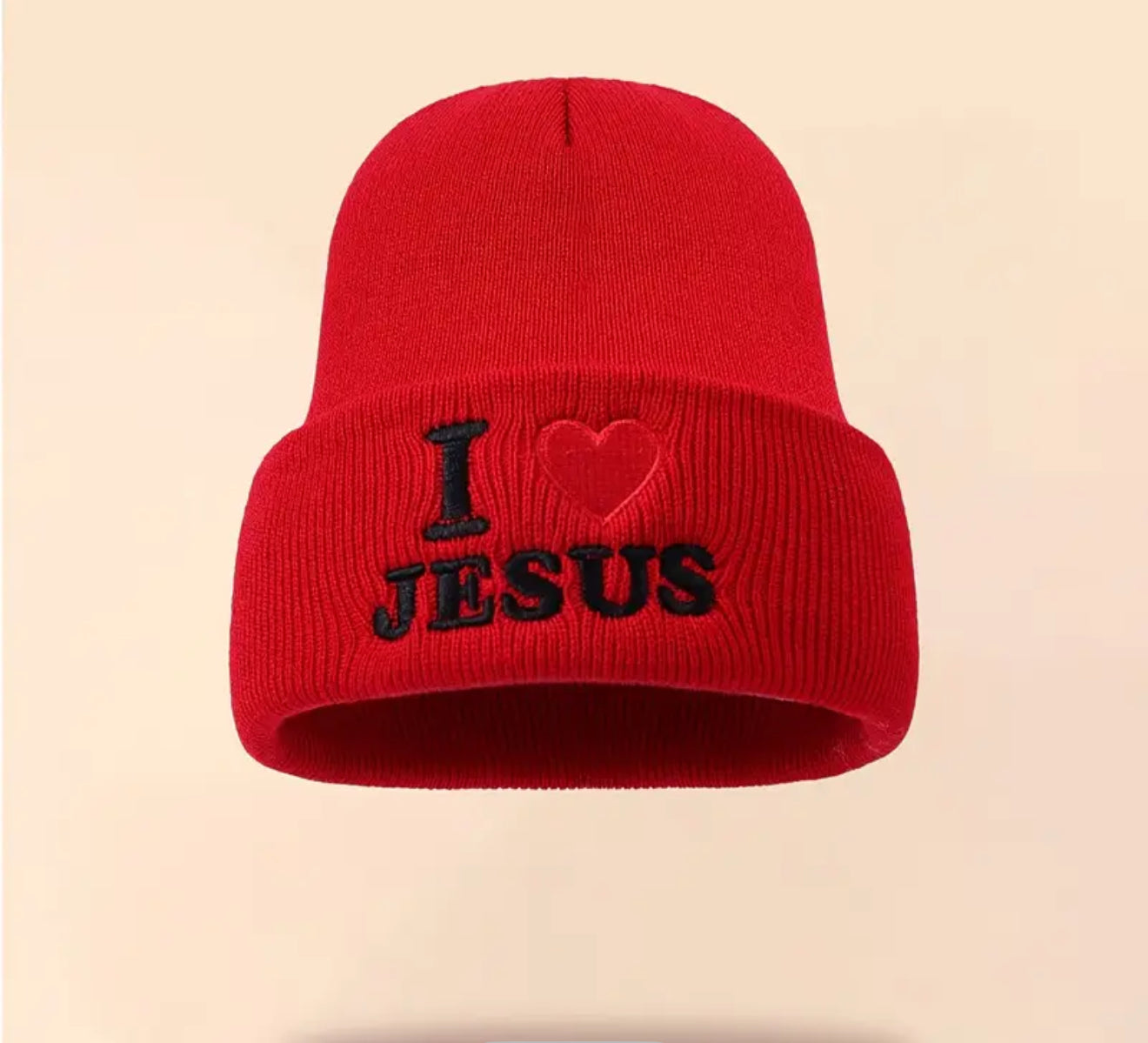 I Love Jesus Beanie
