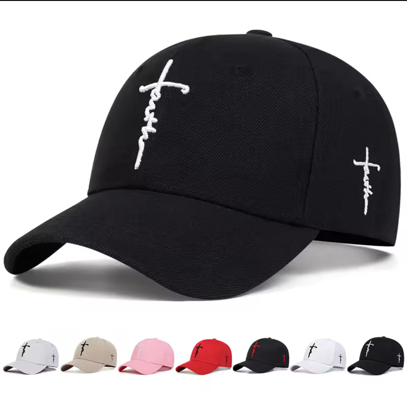 Fashion Faith Embroidery Baseball Cap