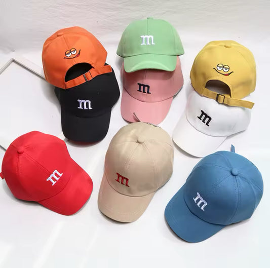 Solid Color Letter Baby Baseball Cap