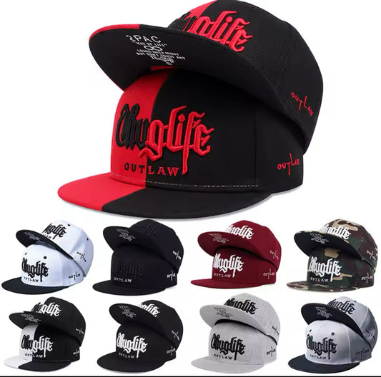 Thuglife Embroidery HipHop Baseball Cap